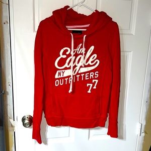 American Eagle Red Sweatshirt - Medium!